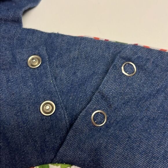 Pumpkin Girls Sleeveless Ruffles Pull-On Fall Pattern Overalls *see measurements - Picture 11 of 11